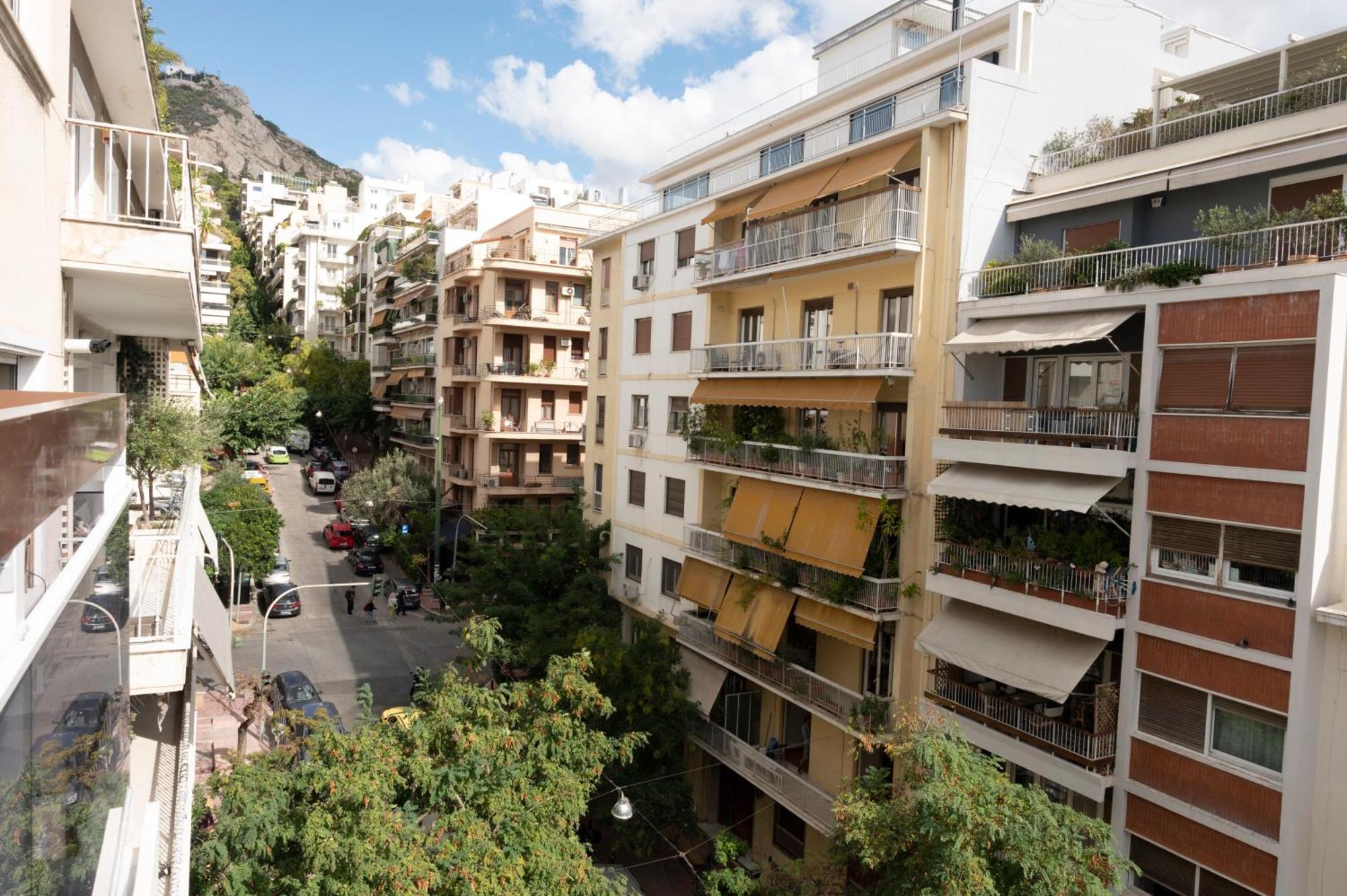Phaedrus Living Luxury Penthouse Ploutarchou Daire Atina Oda fotoğraf